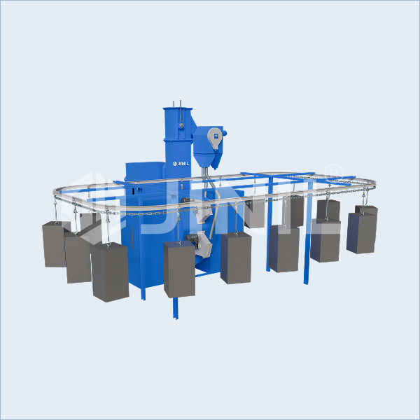 Airless Shot Blasting Machine-Hanger Type With Close Loop Conveyor